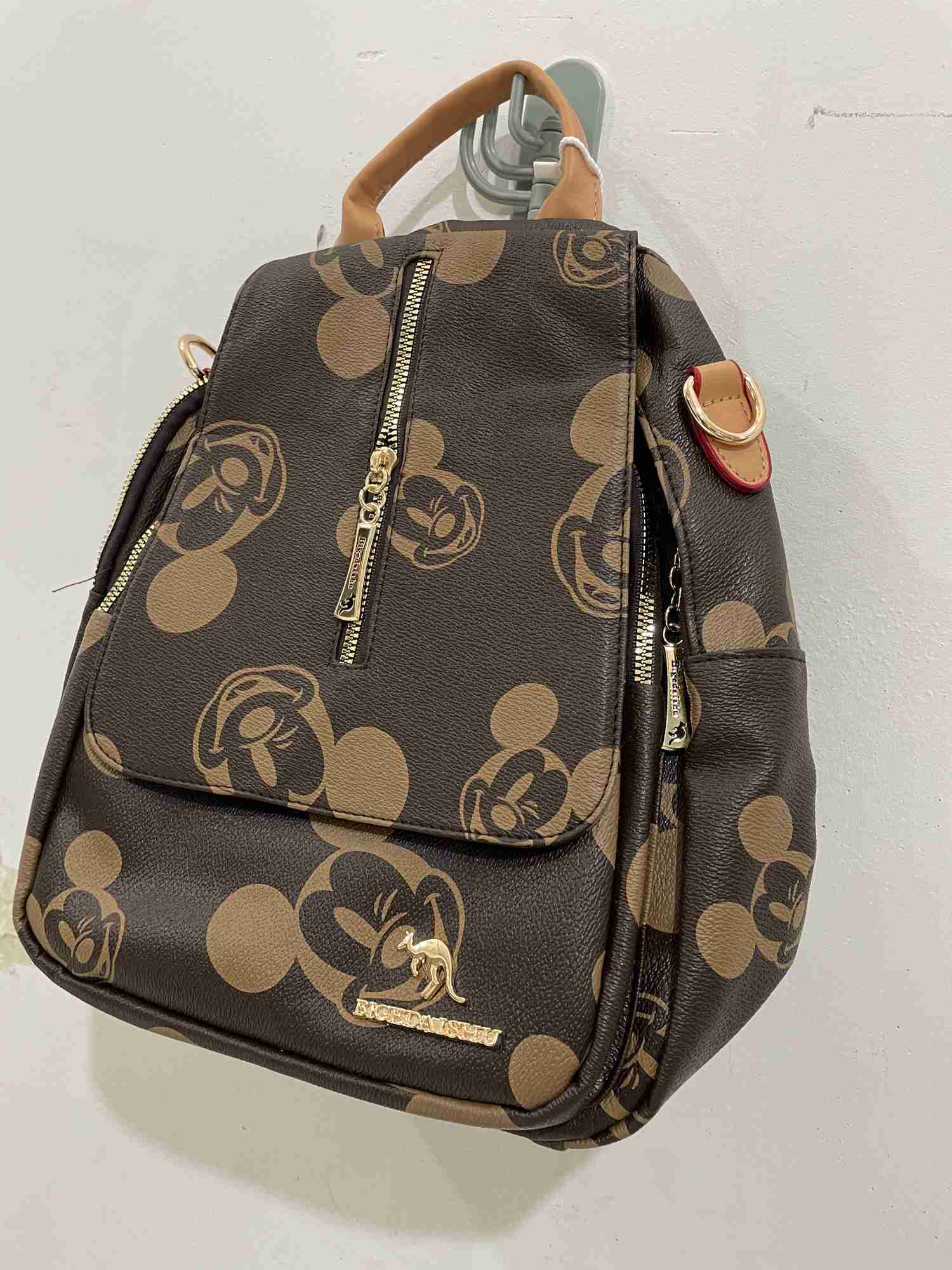 Disney 2025 New Mickey Womens Backpack with High Quality Large Capacity Multi functional and High end Storage for WomenXJ250412