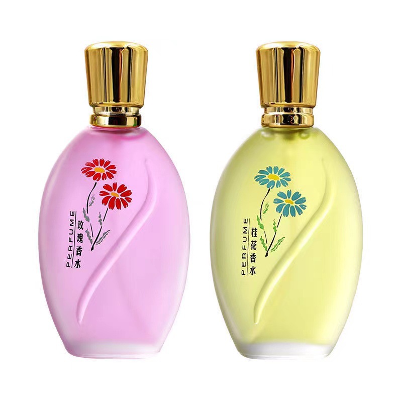 Floral Female Fragrance Osmanthus Rose Jasmine Women's Perfume Fresh and Natural Lasting Eau de Perfume Factory Wholesale Distribution