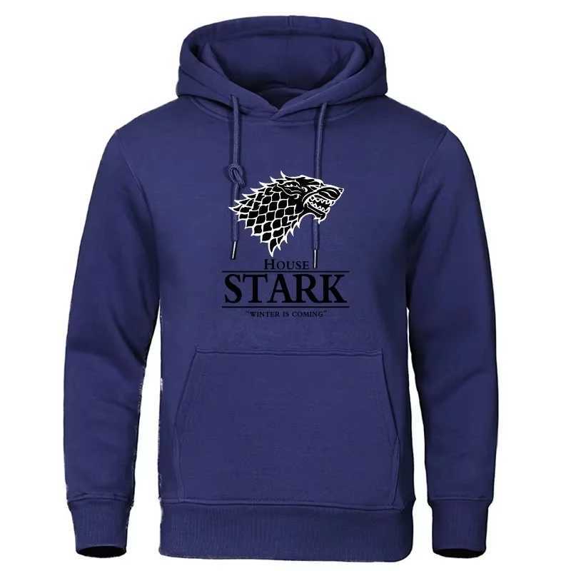 2025 House Stark Mens Printed Hoodie Hip-Hop Streetwear Casual Fashion Spring and Autumn Fashion Hooded Hoodie W250530