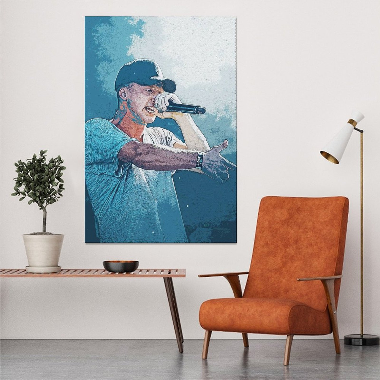 Wall Art Painting RAPPER NF HIP HOP SINGER Canvas Prints Wall Painting Wall Art Decor Print Picture Paintings for Living Room Home Decor Luxury