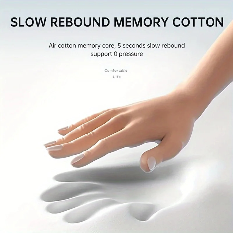 Travel Neck Pillow Memory Foam Support Portable Cervical 2 in 1 Ergonomic Contour Orthopedic Soft Sleeping Pillows 1pc 250529