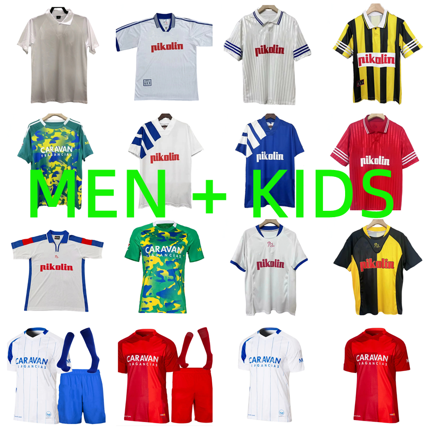 24 25 SOBERON LISO Real Zaragoza Soccer Jerseys 1992 1993 1994 1995 1996 1997 1998 2001 2002 2004 Retro BERMEJO SIMEONE CAMISETA 2024 2025 football shirt men kids kits