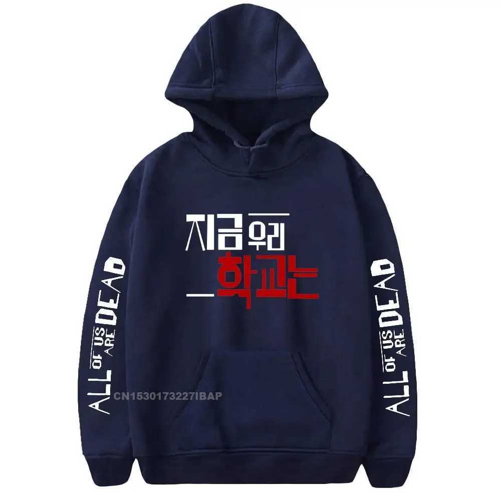 All of Us Are Dead Hoodies Men Korean Harajuku Fashion Hoodie Sweatshirt Clothes New Listing Funny Print Long Sleeve Clothes Men W250530