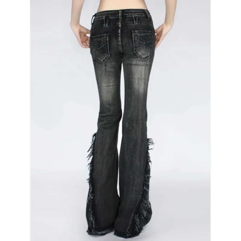 Low Rise Jeans Ladies Womens for Woman Denim Pants High Waist Coquette Spring Clothes Jean Baggy Y2k 250530