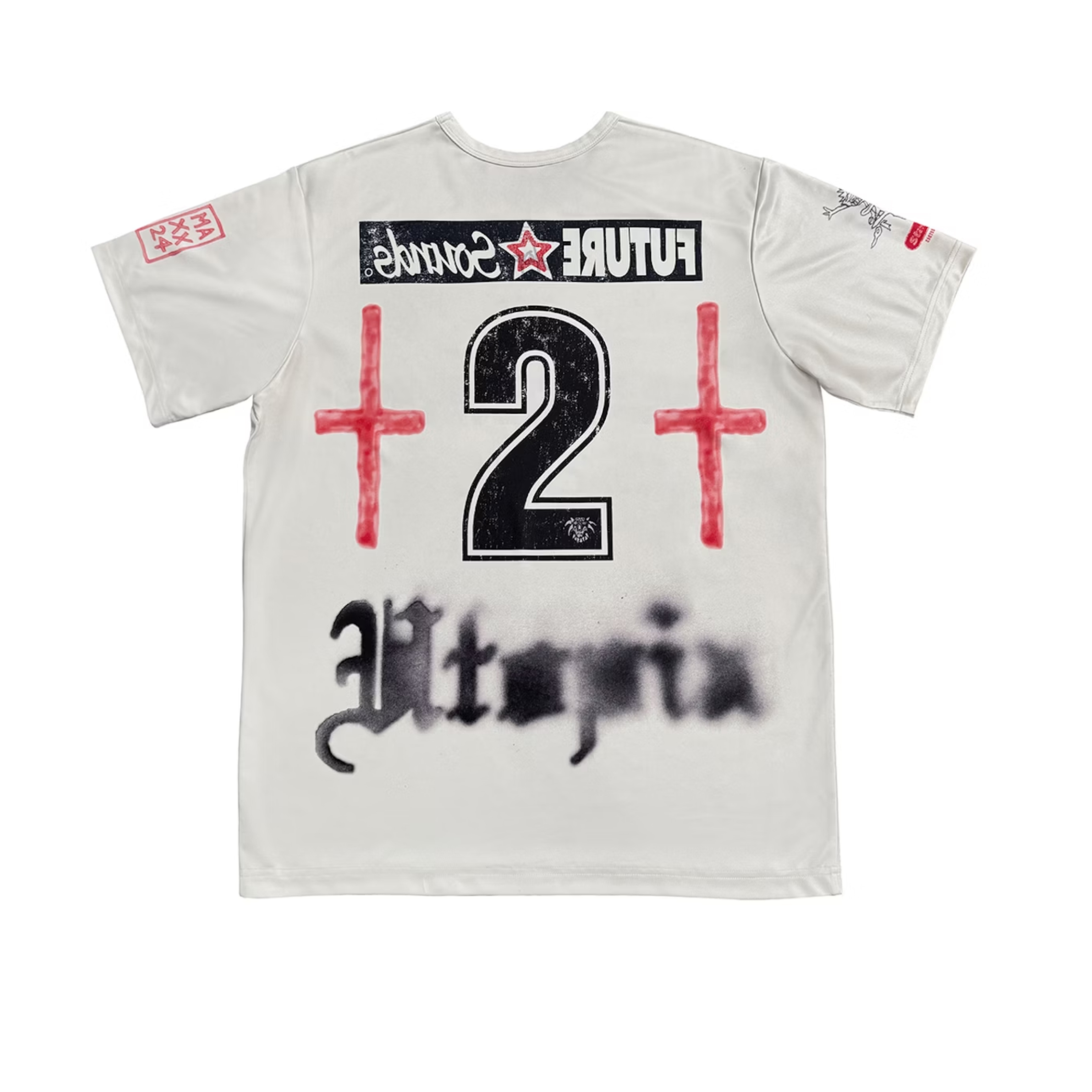High Quality Englands Soccer Jersey New Style Ready Stock CACTUS JACK UTOPIA KITS Football/Jersey/Mesh Cloth Short-Sleeved Round Neck Top