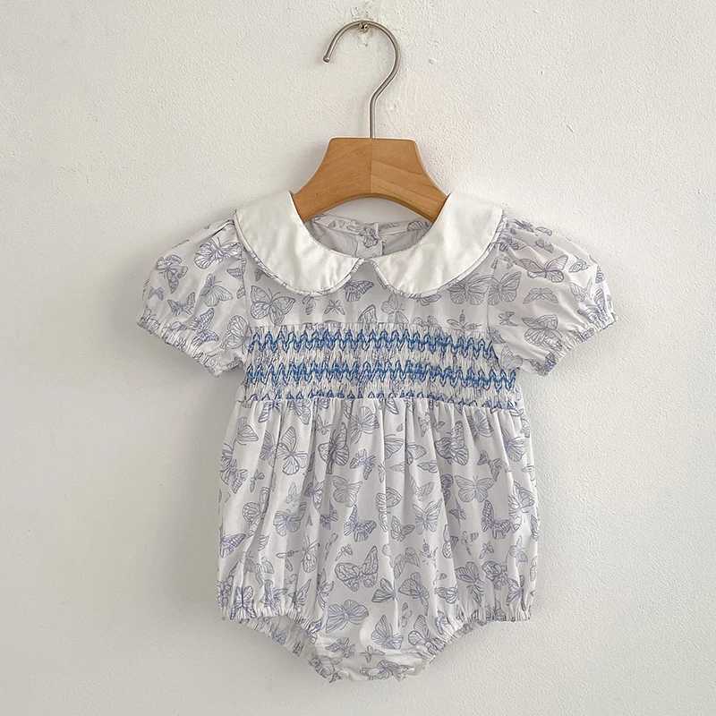 Sisters Dress Girls Sweet Dress Summer Childrens Blue Bow Casual Dress Baby Clothes Sweet Elegant Temperament Princess Dress R250530