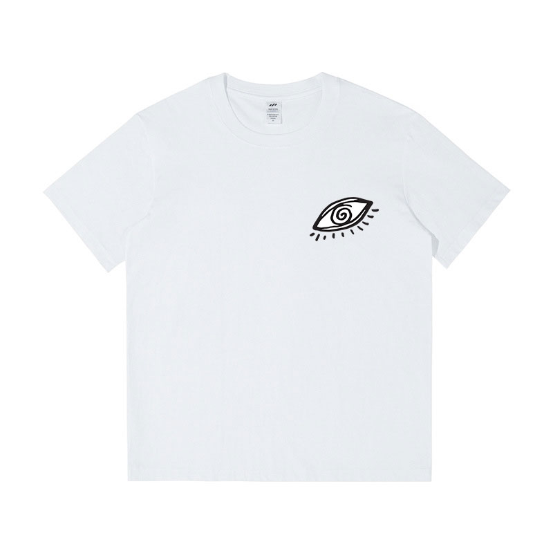 Tengyu97 Designer T-shirts for Women 100% Cotton Simple Style Printed Casual Summer Short Sleeve Female Tops O-neck 2025 New Design High-quality Daily
