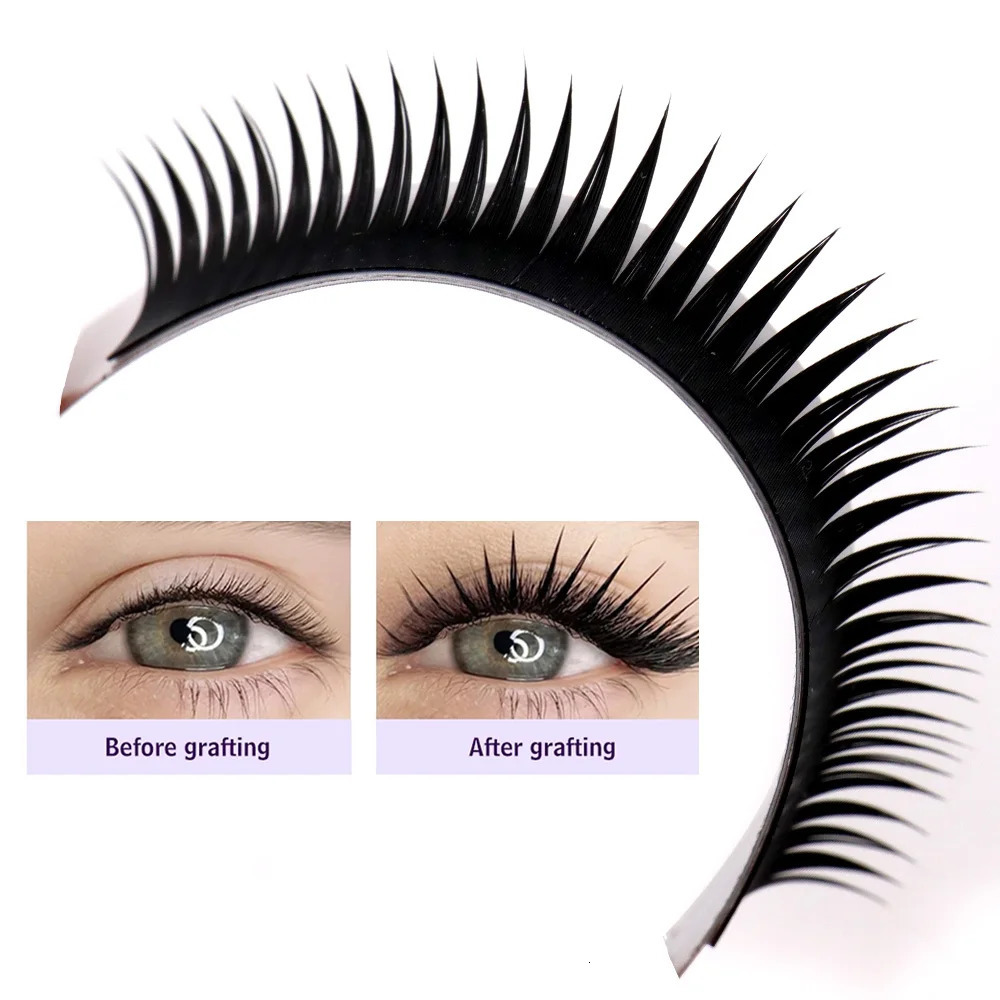 Wet Eyelash Extension 0.03mm 0.07mm Spikes Lashes Manga Lashes Wispy Cosplay Premade Russian A Shape Natural Eyelashes Supplies 250530