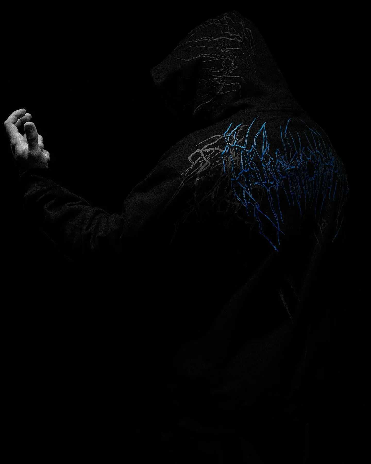 up to date Man Hoodies Y2K Breathedivinity Dark Style Fashion Trend Hoodie Connecting Hooded Harajuku Street Gothic Oversized W250530