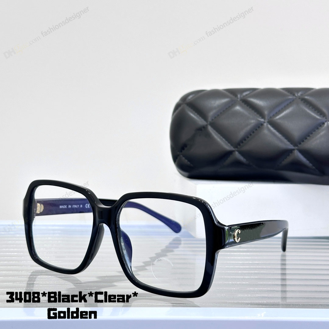 Women designer Sunglasses Square womens sunglasses model CH5408 1:1 Stylish side letters goggles reading glasses French sunglasses for women anti-blue glasses