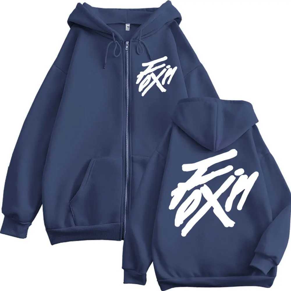 Kpop ATEEZ FlX ON Merch Zipper Hoodie Men Women High Quality Fashion Zip Up Jacket Coat Autumn Winter Casual Loose Sweatshirts W250530