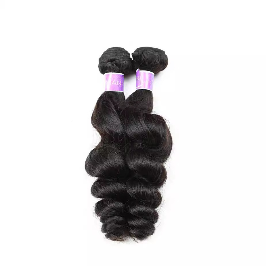 Human Peruvian Hair Loose Wave Bundles