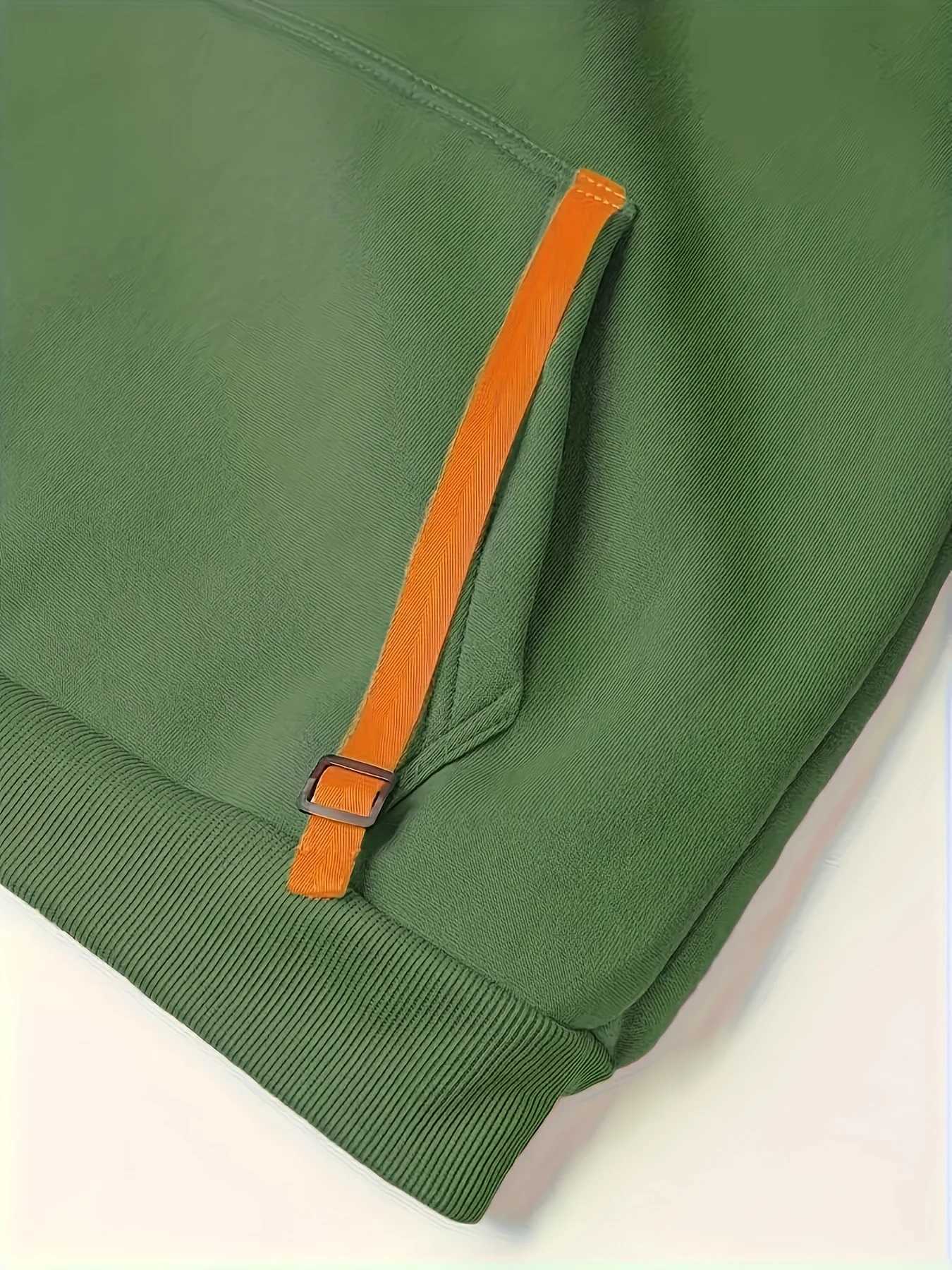 Spring and Autumn Mens Casual Fashion Sweater Half-Open Zipper Collar Fitness Sports Hooded Shirt Mens Jacket W250530