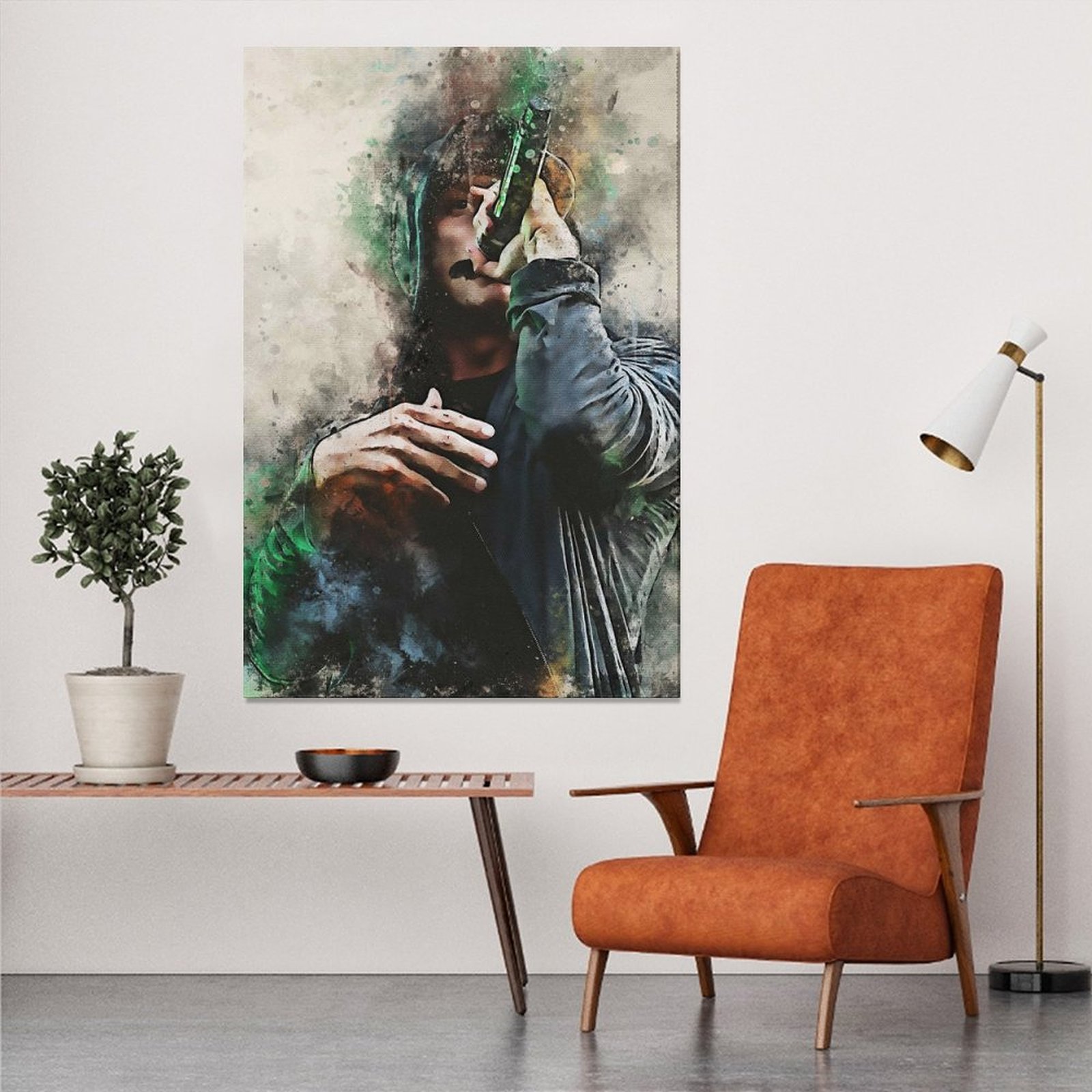 Wall Art Painting RAPPER NF HIP HOP Canvas Prints Wall Painting Wall Art Decor Print Picture Paintings for Living Room Home Decor Luxury Unframe