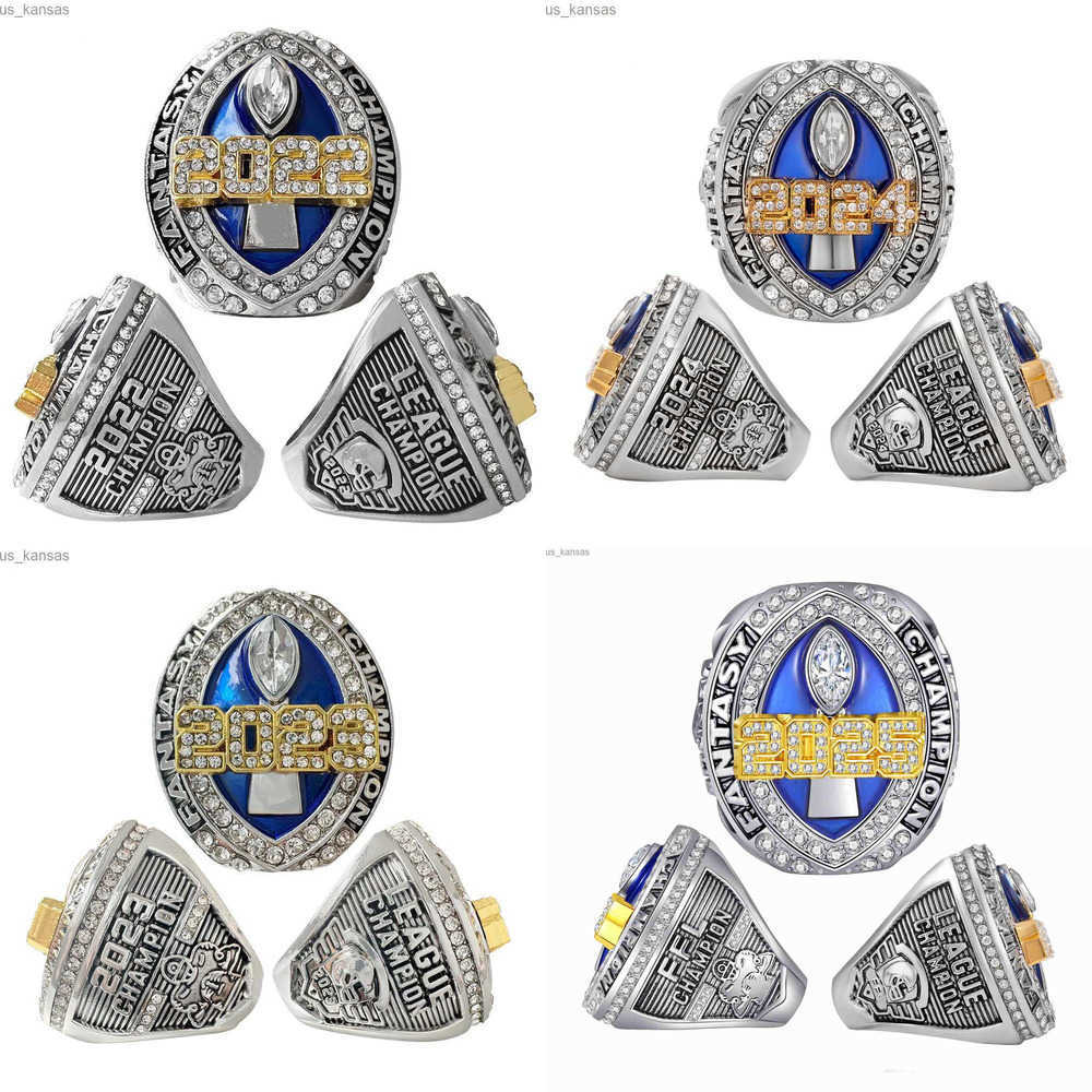 2025 commemorative ring Stainless Steel ring for boyfriend gift Champion accessories for Fantasy football fans gift X250529