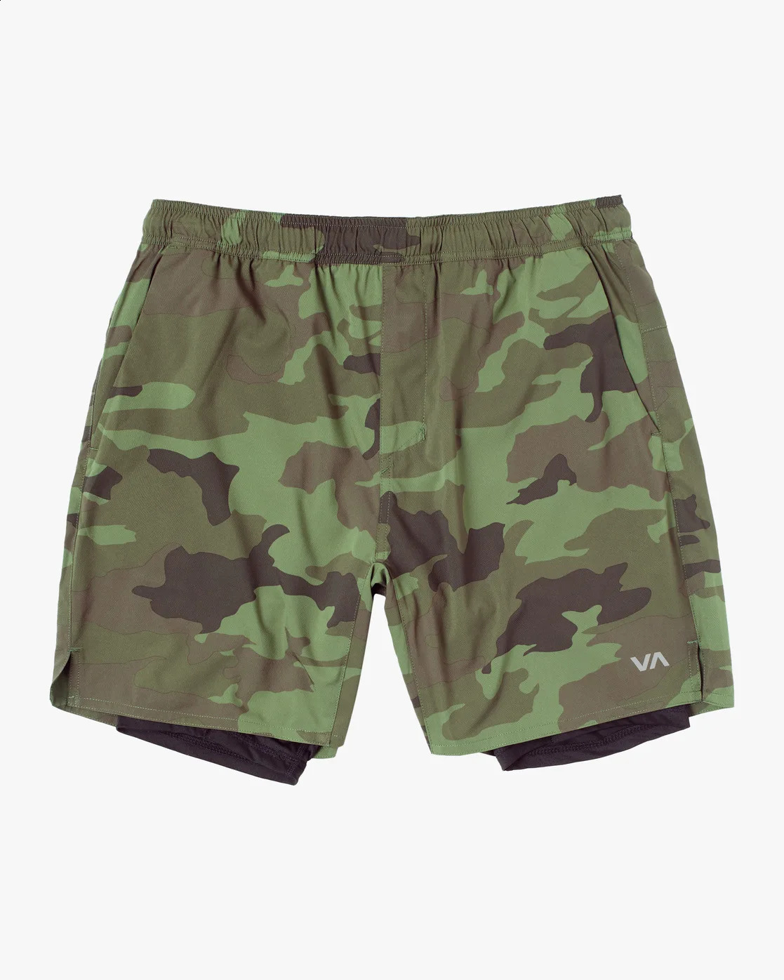 2024 Camouflage Fashion Breathable Training Fitness Mens Shorts 2 IN1 Double Gym Male Bodybuilding Sports Elasticity 250522