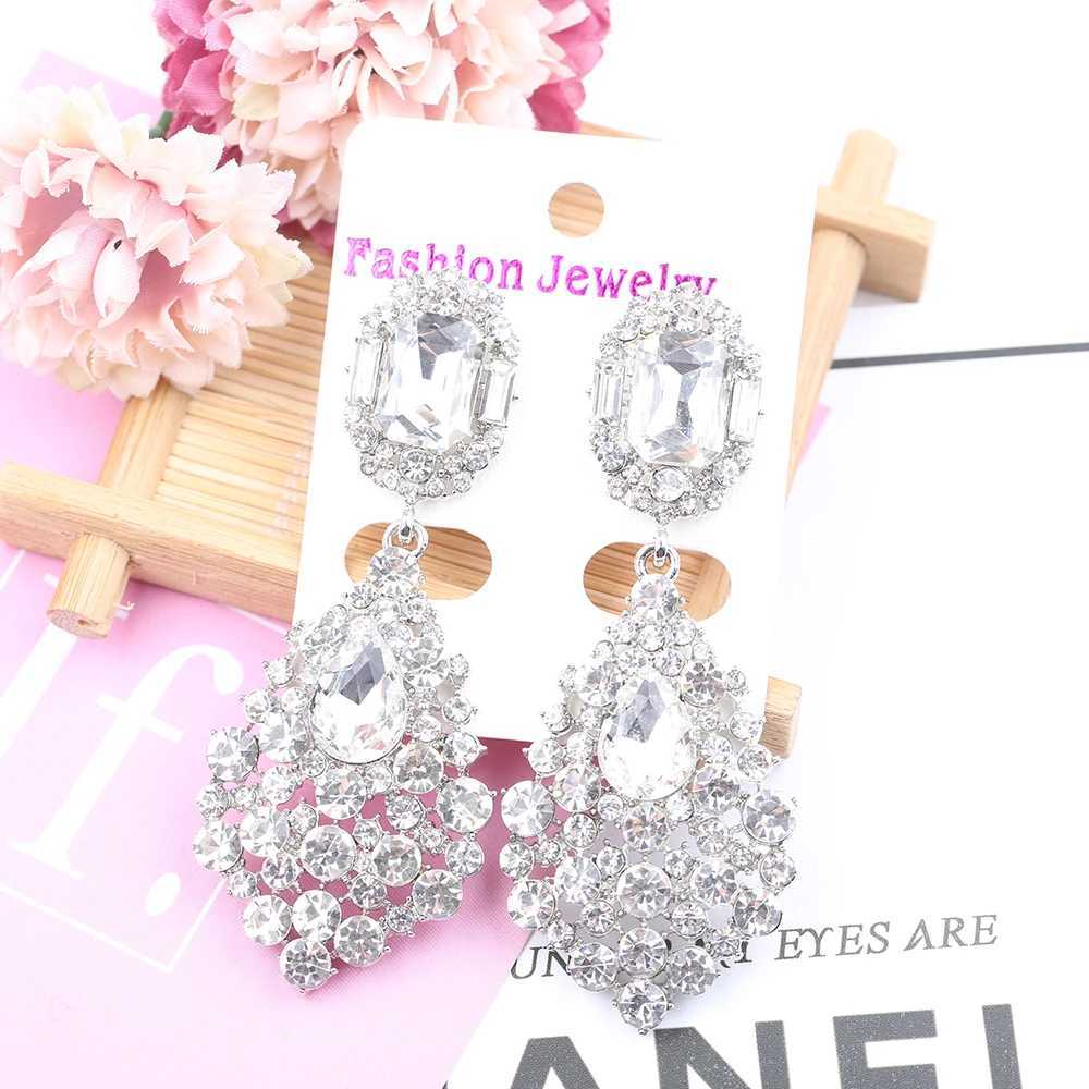 VEYO Luxury Earrings Full of Rhinestone Crystal Drop Earrings Long Earrings For Women High Quality Z250530