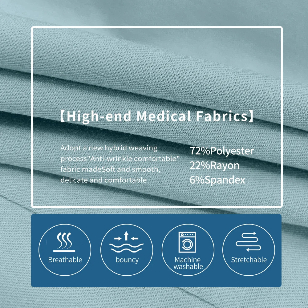 Arrival Custom Women Nursing Scrub Straight Leg Pants Set Hospital Doctor Sets Stylish Slim Fit Uniform 250530