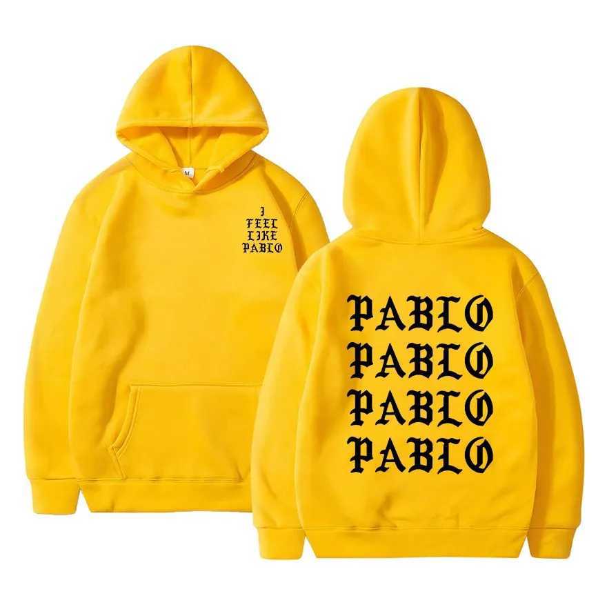 I Feel Like Paul Pablo sweatshirt for men hoodies sweatshirt Hip Hop Streetwear Hoody pablo hoodie W250530