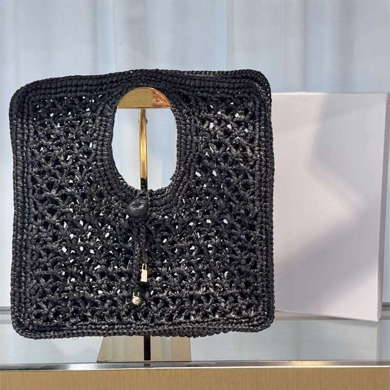 Tote Bag Leather Bag New Commuter Woven Large Capacity Tote Beach Versatile Handheld Straw Bag Light Luxury Trend Shoulder Bag