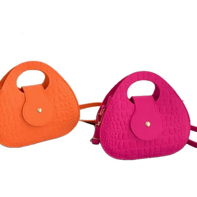 Women s new Korean retro trend embossed crocodile pattern felt handbag women s shoulder crossbody bag trend designer handbag