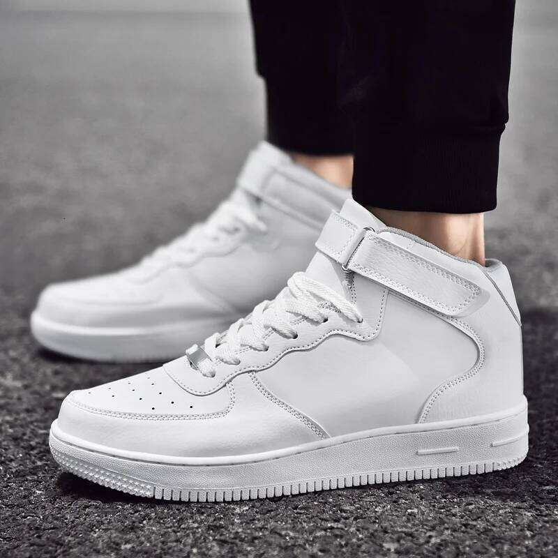 Men's outdoor high-top flat classic sports lace-up basketball shoes,walking shoes, large-sized casual running shoes 35-46