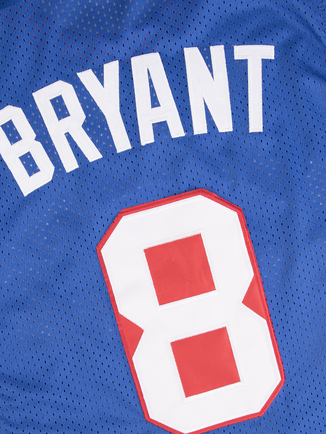 Mens 8 BRYANT Embroidered Basketball Jersey Sleeveless Mesh Round Neck Sports Top with McDonald's All-American Design Loose Fit for Parties Sizes