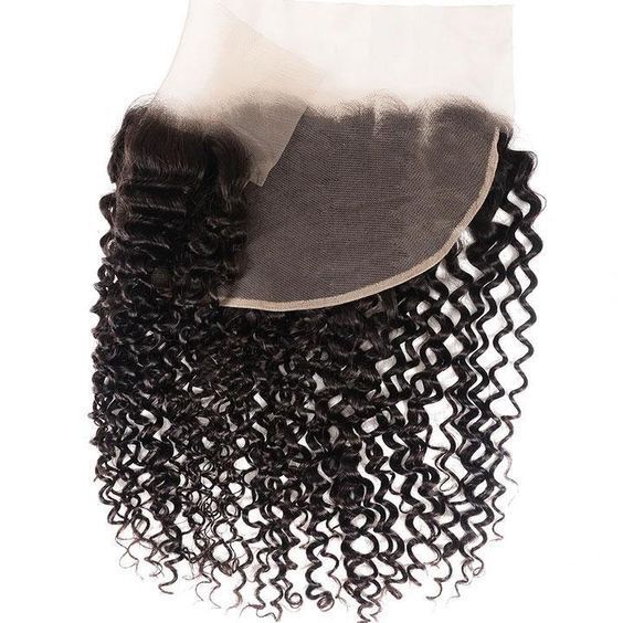Water 13*4 Wave HD Transparent Lace Human Hair Frontal Closure