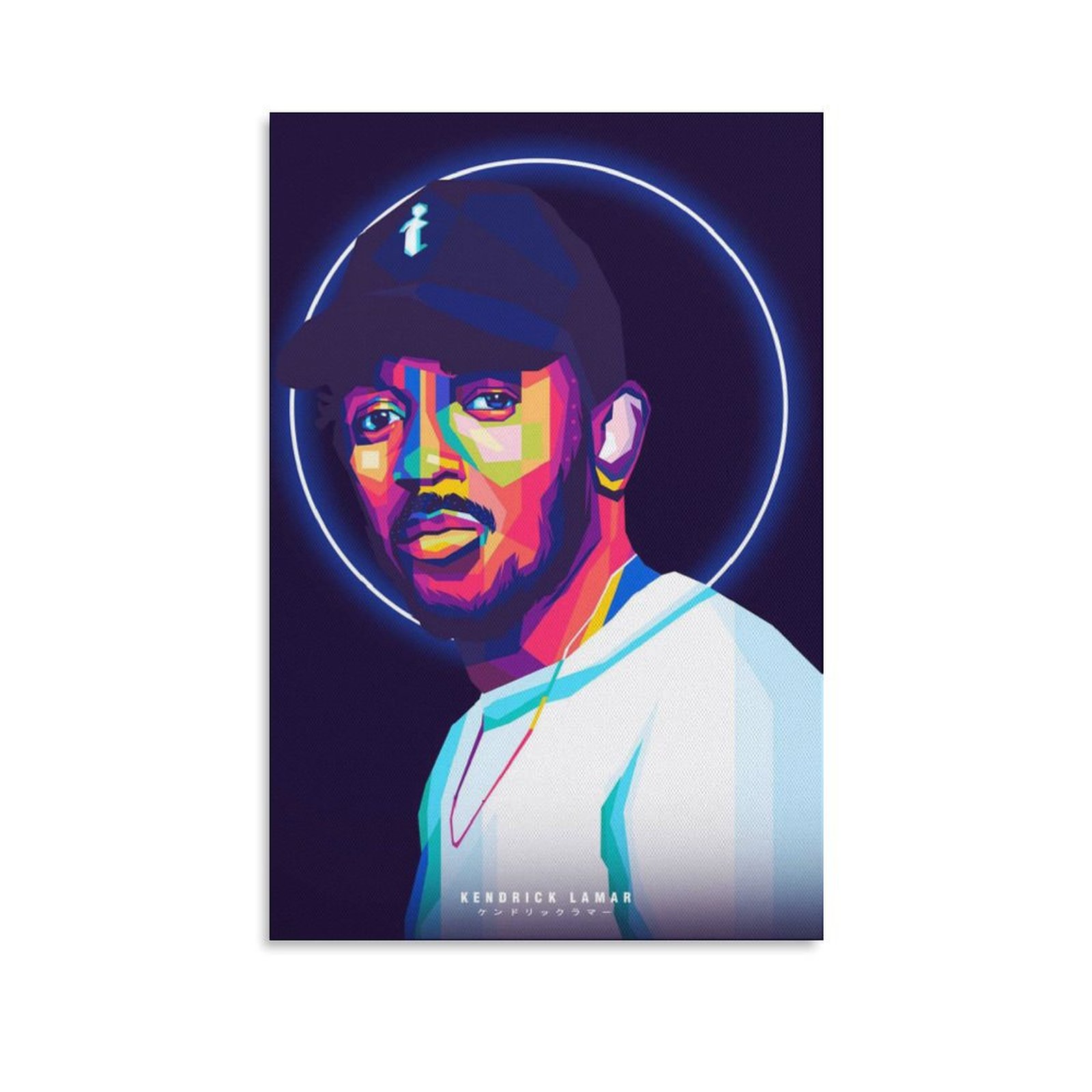 Wall Art Painting RAPPER Kendrick Lamar SINGER Canvas Prints Wall Painting Wall Art Decor Print Picture Paintings for Living Room Home Decor Luxury Un