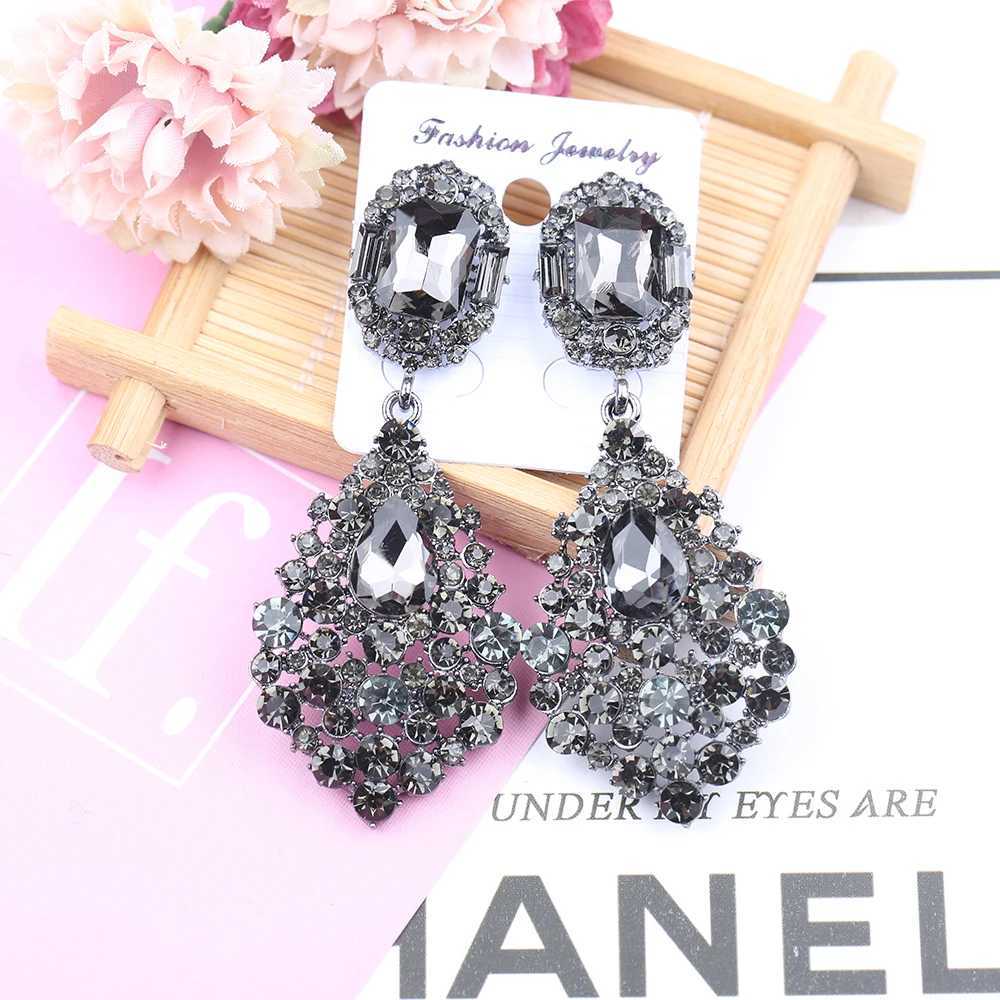 VEYO Luxury Earrings Full of Rhinestone Crystal Drop Earrings Long Earrings For Women High Quality Z250530