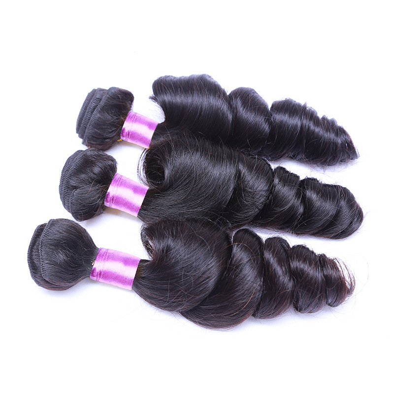 Human Peruvian Hair Loose Wave Bundles