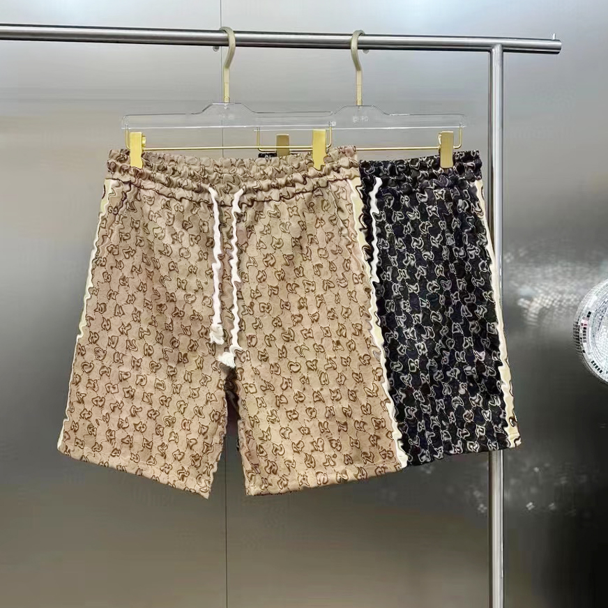 Designer Shorts for Men Casual Fashion Streetwear Khaki Jacquard Shorts Sports Shorts Women's G Shorts European and American Style Shorts