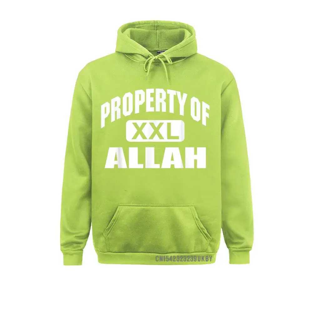 Student Sweatshirts Property Allah XXL Ramadan Kareem Mubarak Mosque Islam Harajuku Hoodies Winter Fall Clothes Long Sleeve W250530