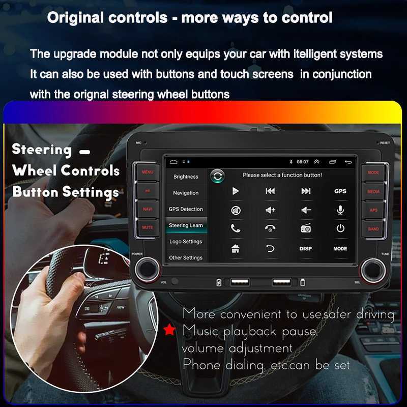 Car dvr Android 13 Autoradio Multimedia Player 2Din Car Radio for 6 B6 Jetta MK5 MK6 Car Intelligent Systems R250529