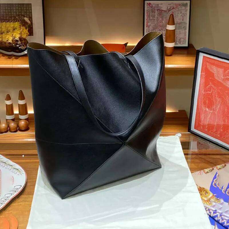 Jamhoo Designer Puzzle Foldable Geometry Large Capacity Bags Portable One Shoulder Tote Bag