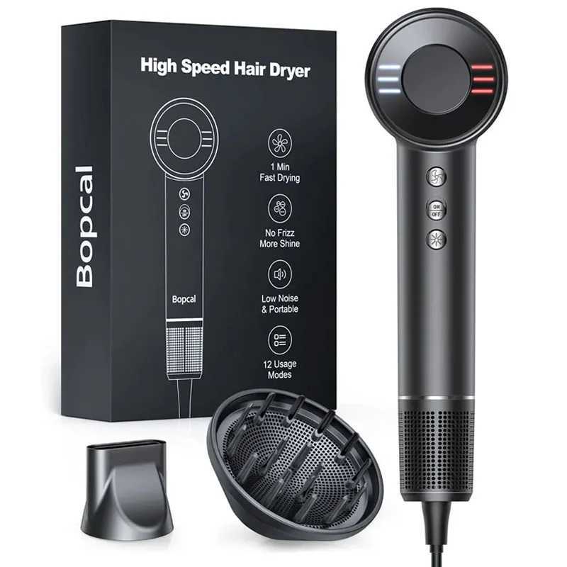 Hair Dryer Negative Ionic Blow Dryer 120000 RPM Brushless Motor 40M/S Fast Drying High-Speed Low Noise Thermo-Control Hair Dryer S25530{category}