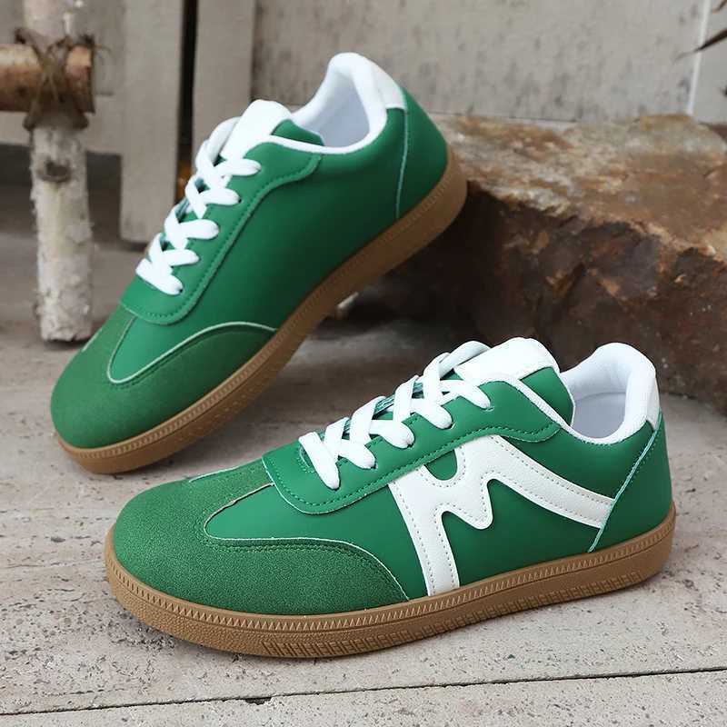 Lightweight Comfortable Sneakers for Women Fi Striped Lace Up Sports Shoes Woman Casual Breathable Green Sneakers Plus Size XJ250530