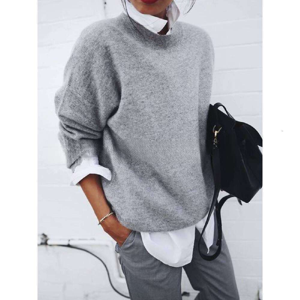 2024 Autumn and Winter New Long Sleeved Fake Two-piece Sweater Jacket for Women Sweaters Polo Sweater Sweater Designer Cardigan Cardigan Women Apricot