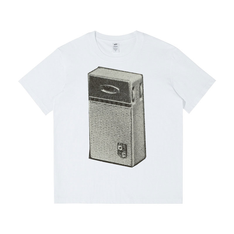 Tengyu97 Designer T-shirts Men 100% Cotton Short Sleeve Vintage Graphic Printed Male Tops Summer O-neck Female 2025 New Designer Clothing