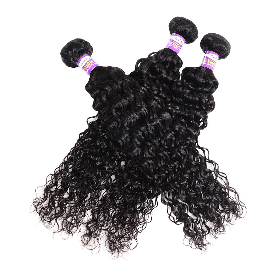 Human Peruvian Hair Water Wave Hair Bundles Peruvian Hair Real Human Hair Weft