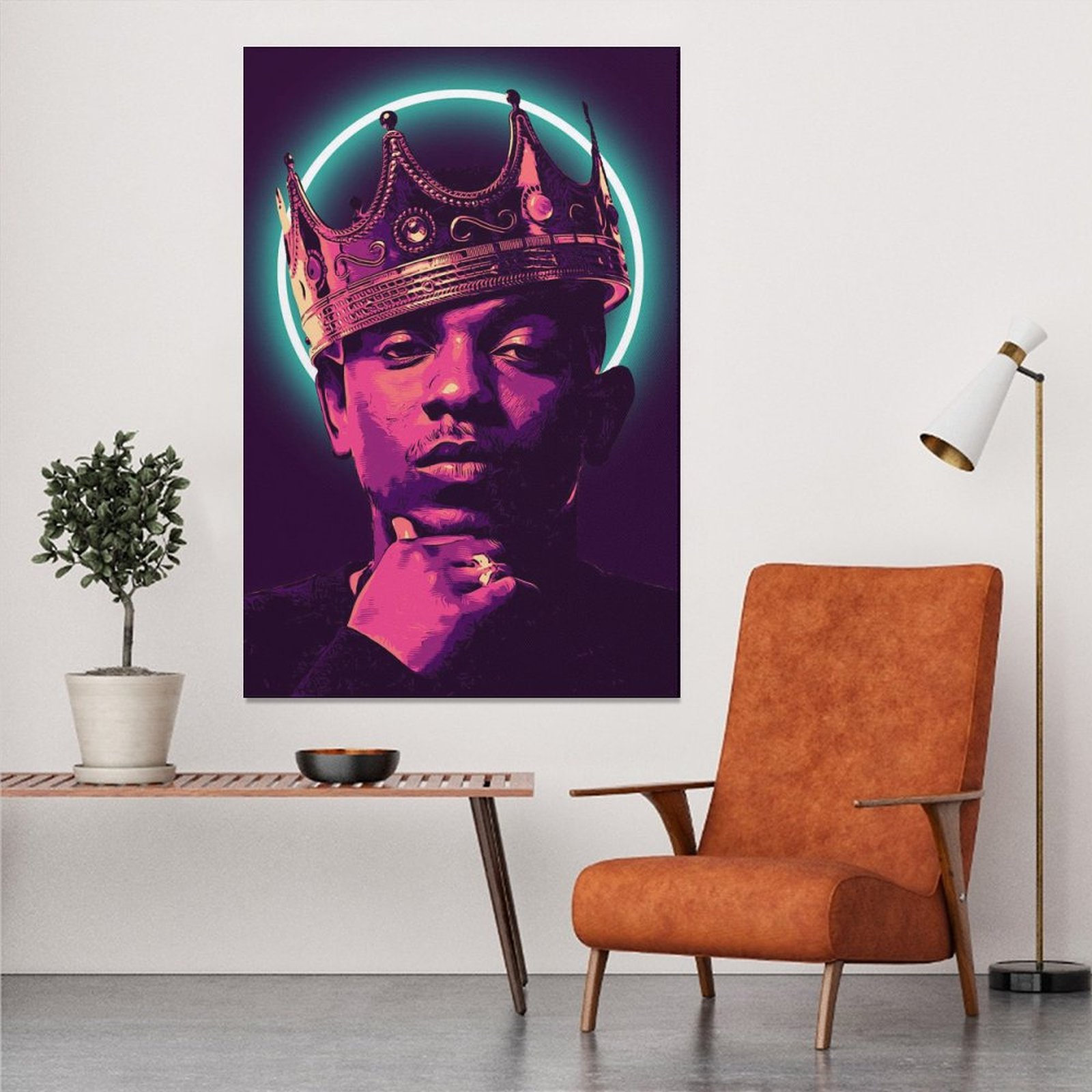 Wall Art Painting RAPPER Kendrick Lamar HIP HOP Canvas Prints Wall Painting Home Decor Luxury Decor Print Picture Paintings for Living Room Unframe