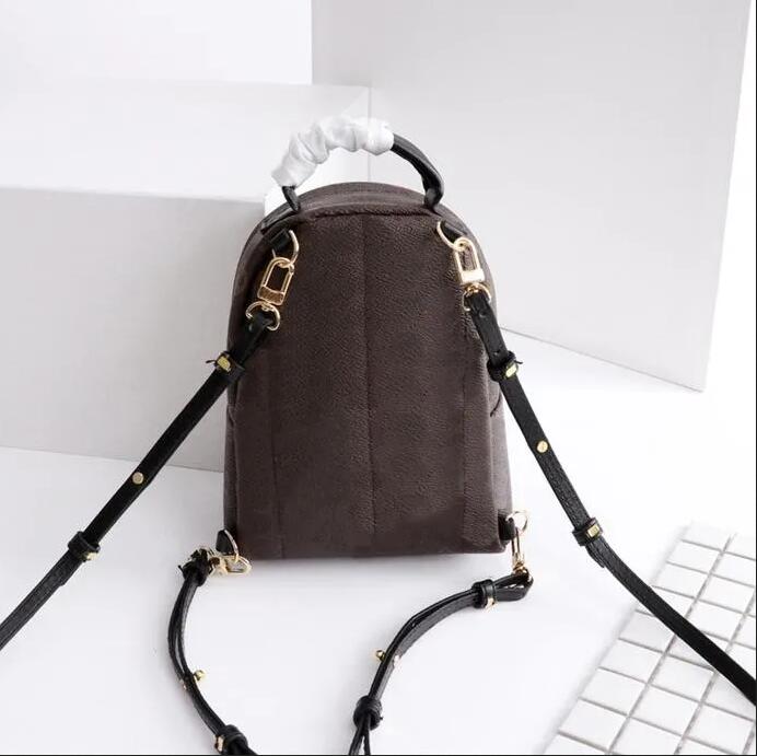 10A PALM SPRINGS Nicolas Ghesquiere Leather backpack for women classic luxurys designers brown old flower woman fashion satchel man back packs travel school bags