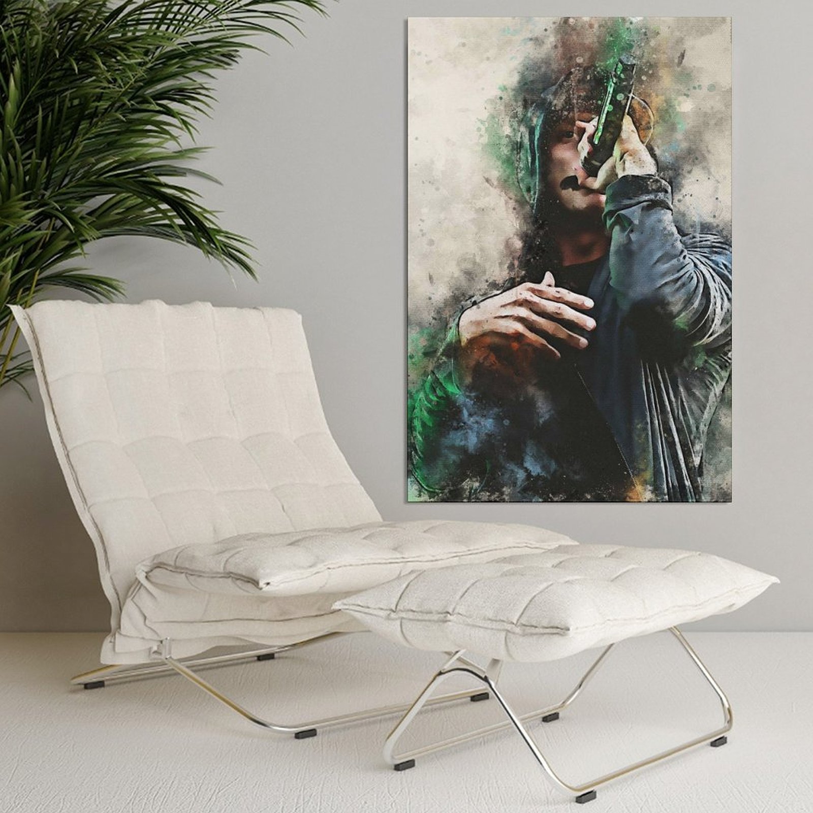 Wall Art Painting RAPPER NF HIP HOP Canvas Prints Wall Painting Wall Art Decor Print Picture Paintings for Living Room Home Decor Luxury Unframe