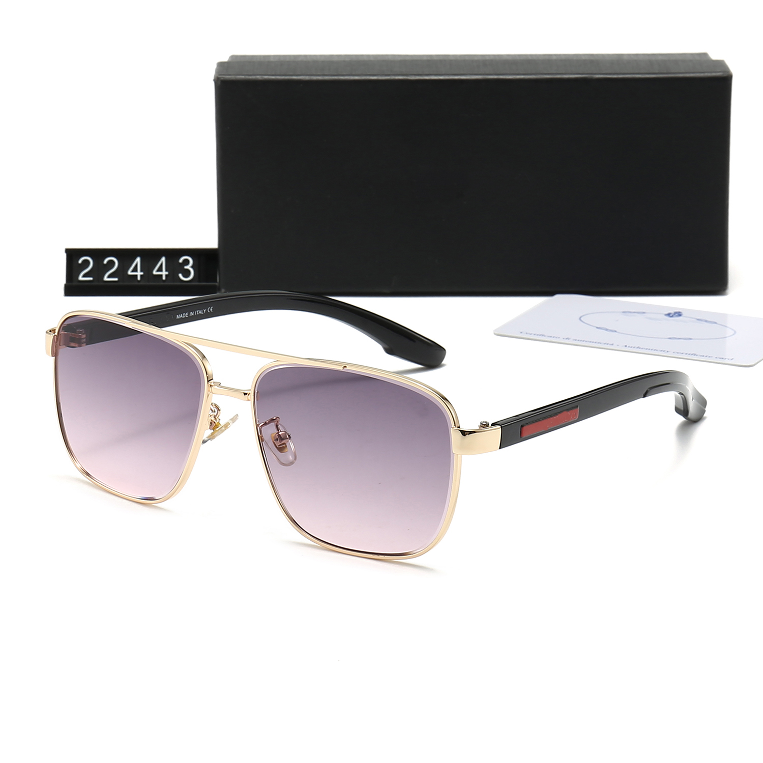 Sunglasses Men Designer Classic Fashion Eyeglasses for Outdoor Use Sunglasses for Women and Men and pilots' Fashionable and luxurious with a box