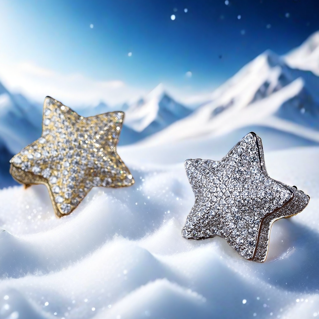S925 sterling silver five-pointed star luxury ring 2025 new model hip-hop style grand noble authoritative starry sky ring jewelry gift for boyfriend f