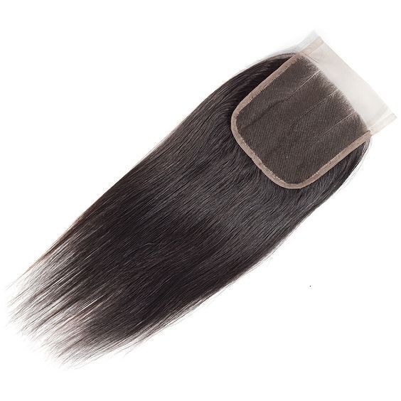 Lace 4*4 Closure Three Part Human Hair Transparent Lace Three Part Hairpiece