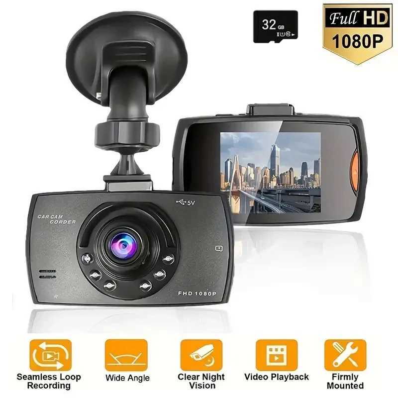 Car dvr HD DVR dashboard camera 1080P tachograph driving recorder cycle recording night vision wide Angle camera G30 R250529