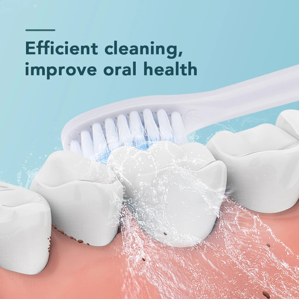 Electric Toothbrush Rechargeable Cleaning Device Portable Teeth Cleaner for Oral Care Teeth Whitening Waterproof Type-C Charging 250529