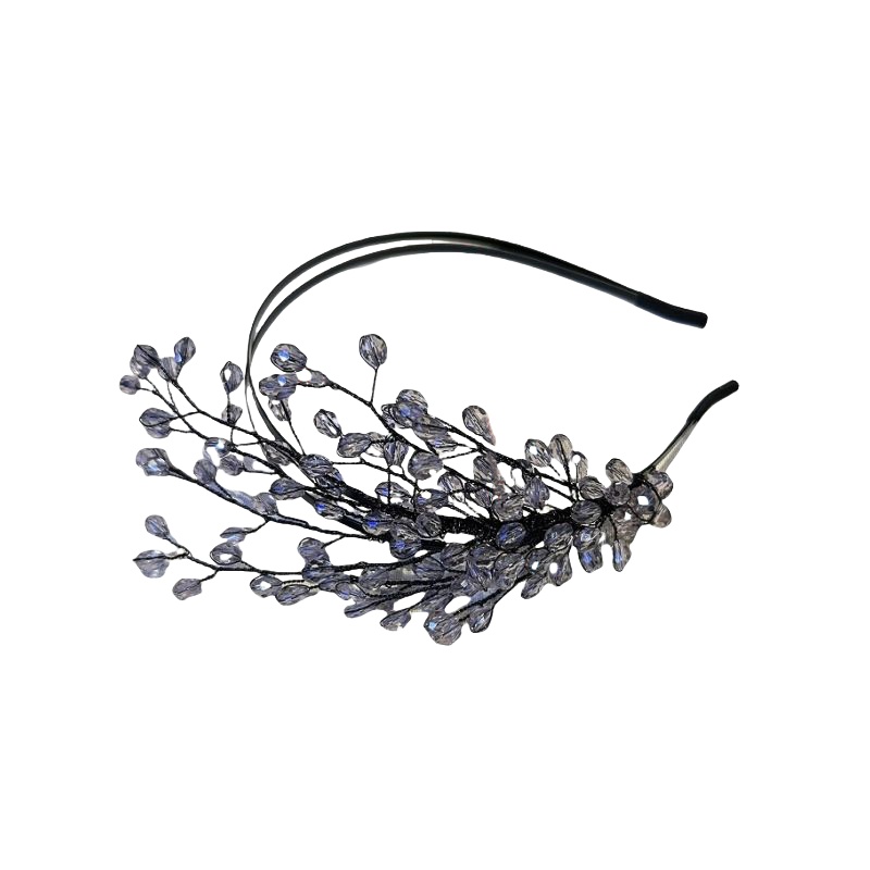 Chic High-Quality Fashionable Braided Tree-Shaped Headpiece with Crystals