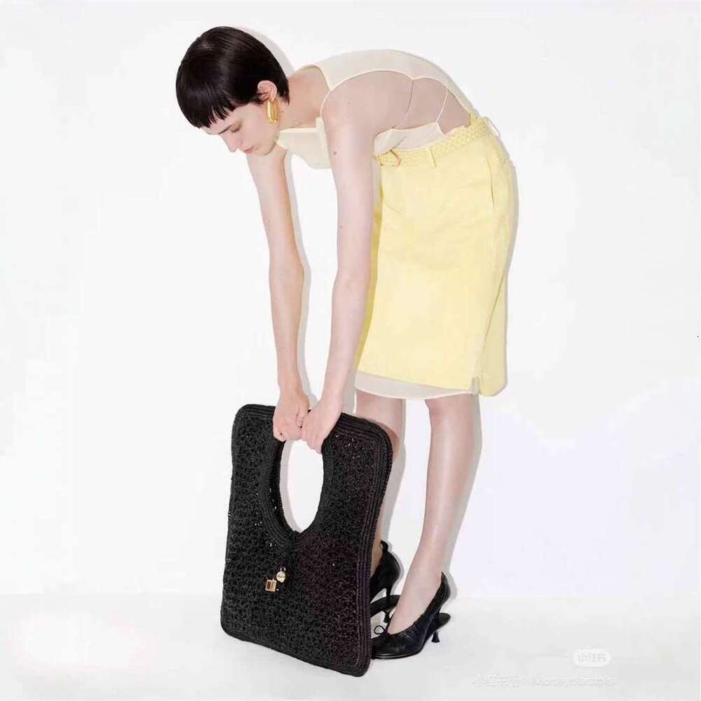 Tote Bag Leather Bag New Commuter Woven Large Capacity Tote Beach Versatile Handheld Straw Bag Light Luxury Trend Shoulder Bag